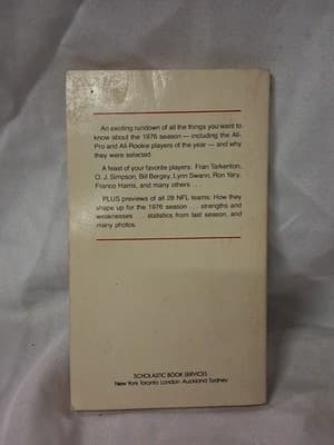 Vintage 1976 All-Pro Football Stars - Paperback By Jerry Brondfield - Thumbnail 2