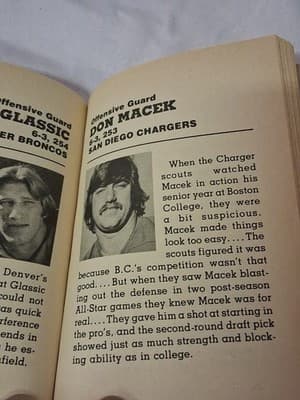 ALL-PRO FOOTBALL STARS 1977 by Jerry Brondfield (1977, Scholastic) PB Book - Thumbnail 3
