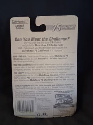 Matchbox 75 Challenge 1997 Edition Gold Ford Escort Cosworth #52 - Thumbnail 2