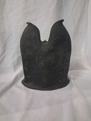 Vintage 19990s Rubber Latex Gargoyle Halloween Decor Red Eyes Skulls Gothic - Thumbnail 8