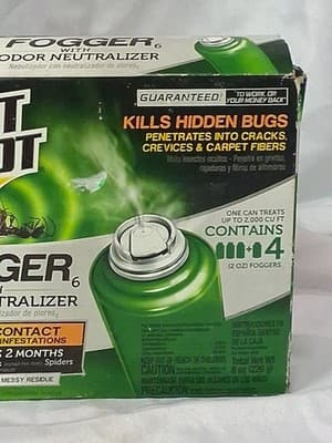 4-pack HOT SHOT Fogger with Odor Neutralizer Insect Killer Roach Ant Flea Spider - Thumbnail 3