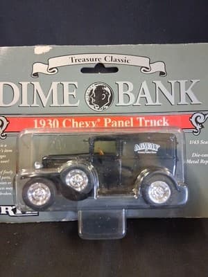 Dime Bank Treasure Classic 1930 Chevy Panel Truck 1/43 Diecast ERTL - Thumbnail 2