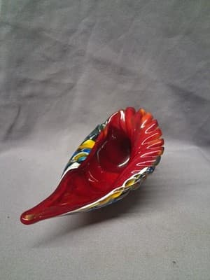 Murano Glass Conch Shell Nice Piece - Thumbnail 6