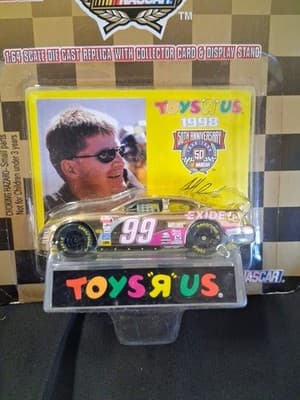Jeff Burton #99 Exide Ford Racing Champions 50th Anniversary Gold 1998 1:64 - Thumbnail 2