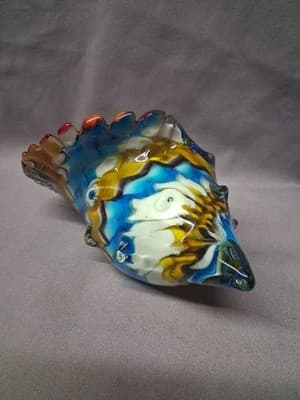 Murano Glass Conch Shell Nice Piece - Thumbnail 8