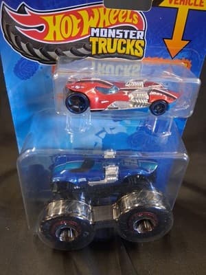 Hot Wheels Monster Trucks Twin Mill With Die Cast Car 2020 1/64 Duos Pack - Thumbnail 2