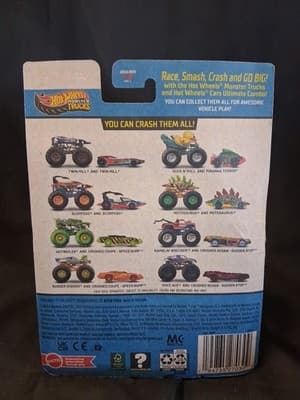 Hot Wheels Monster Trucks Twin Mill With Die Cast Car 2020 1/64 Duos Pack - Thumbnail 3