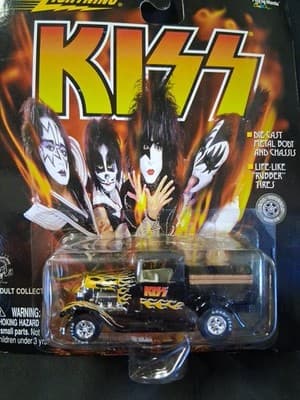 Johnny Lightning 1:64 KISS 1929 Ford Model A Truck w/Flames - Thumbnail 2