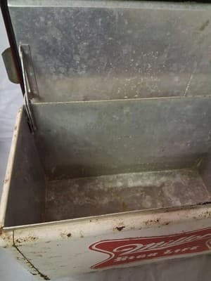 Vintage Cronstrom's Miller High Life Beer Metal Picnic Cooler Ice Chest 19" - Thumbnail 11