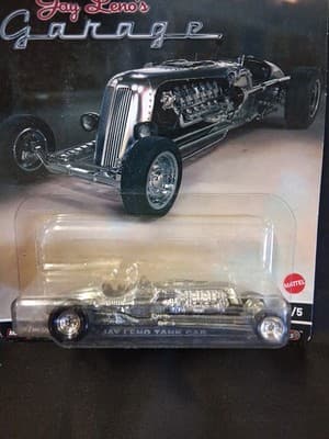 2022 Hot Wheels Jay Leno Tank Car (Silver) Car Culture Jay Leno‘s Garage Premium - Thumbnail 2