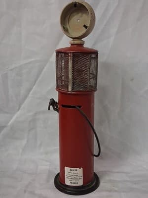 Route 66 Gas Pump Model Red Fire Chief 14 Inches Tall Decorative Modern Decor - Thumbnail 7