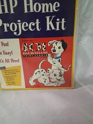 HP Home Project Kit with CD Disney 101 Dalmatians NEW SEALED - Thumbnail 2