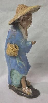 Vintage Chinese Mudman Figurine - Thumbnail 5