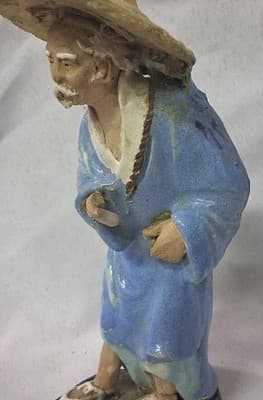 Vintage Chinese Mudman Figurine - Thumbnail 3