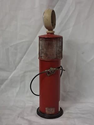 Route 66 Gas Pump Model Red Fire Chief 14 Inches Tall Decorative Modern Decor - Thumbnail 4