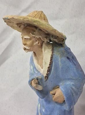 Vintage Chinese Mudman Figurine - Thumbnail 2