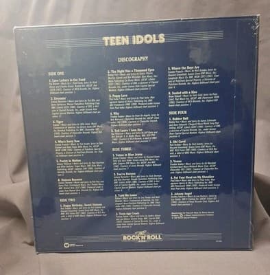 V/A - Teen Idols (NEW/SEALED 1989 Time Life Music 2LP Box) - Thumbnail 2