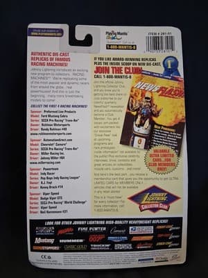 VIPER GTS JOHNNY LIGHTNING RACING MACHINES 1:64 Diecast Car New/Sealed - Thumbnail 3