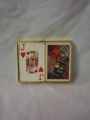 PIATNIK MADE IN AUSTRIA BOX SET CREATIVE PAPERS BIBLIOTHEQUE PLAYING CARDS MCM - Thumbnail 7