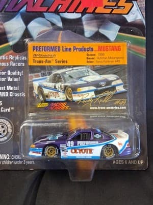 1999 Johnny Lightning Racing Machines Performed Line Products Mustang - Thumbnail 2