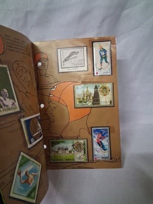 1974 The World of Sports Stamp Album with Stamps - Thumbnail 3