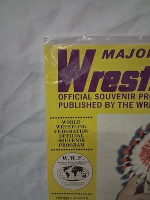 WWF MAJOR LEAGUE WRESTLING OFFICIAL PROGRAM #154 (1982) JAY STRONGBOW Bag/Board - Thumbnail 4