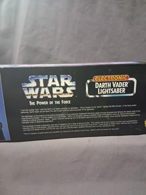 Star Wars Power of the Force Electronic Darth Vader Lightsaber Movie Sounds 1996 - Thumbnail 4