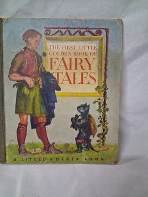FIRST LITTLE GOLDEN BOOK OF FAIRY TALES~1st ed. Rough Copy 1946 children's Book - Thumbnail 2