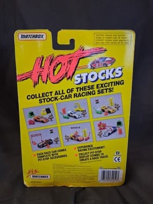 1991 Matchbox Hot Stocks Pit-Stop Action Playset Car #3 Champion Car - Thumbnail 3