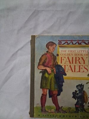 FIRST LITTLE GOLDEN BOOK OF FAIRY TALES~1st ed. Rough Copy 1946 children's Book - Thumbnail 4