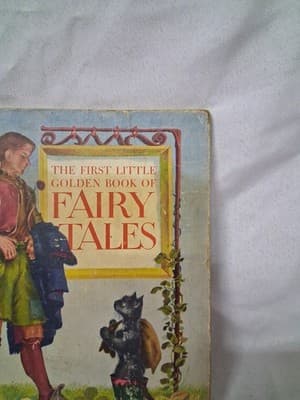 FIRST LITTLE GOLDEN BOOK OF FAIRY TALES~1st ed. Rough Copy 1946 children's Book - Thumbnail 3