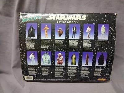 STAR WARS BEND-EMS 4 PIECE GIFT SET 4 Collector Cards JusToys 1993 Vintage - Thumbnail 4