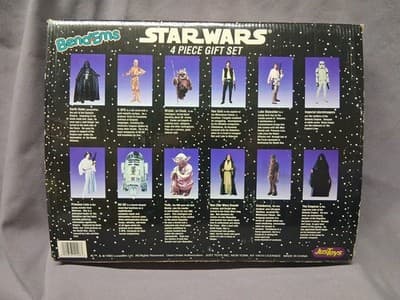 STAR WARS Bend Ems 1993 4 Piece Gift Set Chewbacca Yoda Wicket Stormtrooper NIB - Thumbnail 4