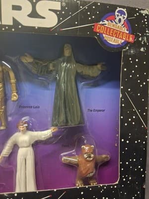 Star Wars Bend-Ems Limited Edition 8 Piece Gift Set by JusToys 1993 Unopened - Thumbnail 3