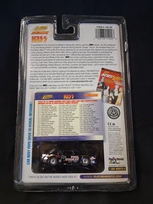 Johnny Lightning KISS PAUL STANLEY Die-Cast Car with Bonus Photo Card #33 - Thumbnail 3