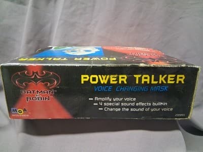 NEW SEALED 1997 BATMAN & ROBIN POWER TALKER MR FREEZE VOICE CHANGING MASK RARE!! - Thumbnail 4