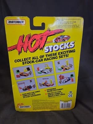 1991 Matchbox Hot Stocks Pit-Stop Action Playset Car #22 NIP - Thumbnail 3