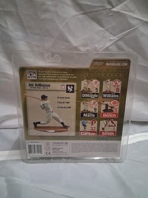 McFarlane Joe DiMaggio Yankees Action Figure Cooperstown Collection Series 4 - Thumbnail 2