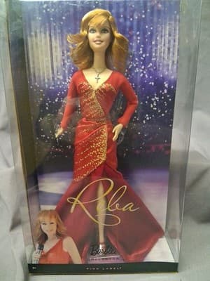 Barbie Collection Pink Label Reba McEntire Barbe "Fancy" Red Dress NEW IN BOX - Thumbnail 2