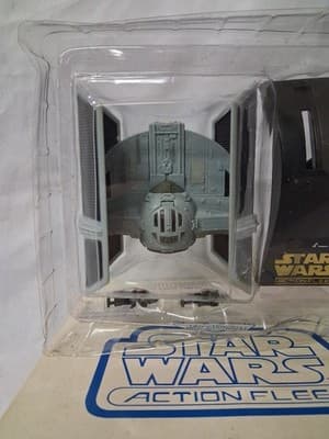 Micro Machines Star Wars Action Fleet Galoob Vader's Tie Fighter Vtg Open Box - Thumbnail 3