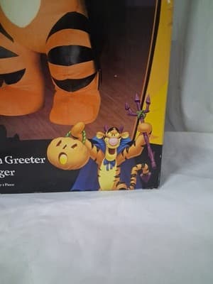 Tigger Halloween Greeter Gemmy 2008 26" Vampire Disney Winnie the Pooh With Box - Thumbnail 2