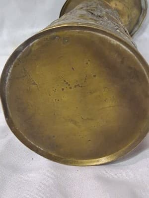 Vintage Brass Embossed ELPEC Pitcher England Colonial Tavern Bar Decor - Thumbnail 9