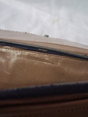 Vtg Cuba Purse Women's Brown Genuine Leather Alligator Body Zipper, Dmg On Strap - Thumbnail 18