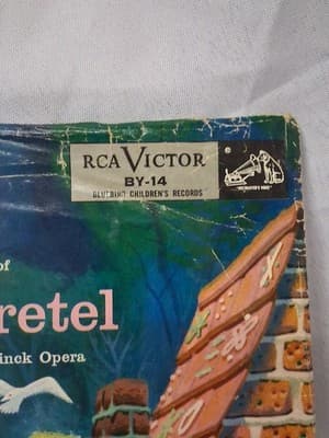 Vintage Hansel and Gretel 45rpm (1950's, RCA Victor Records, WBY 14) - Thumbnail 4