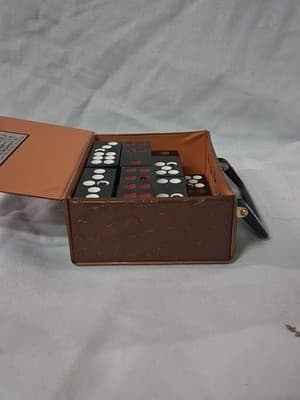 Vintage Ying Fat Cheung Ivory Ma-Jong Tiles Case Hong Kong Incomplete No Dice - Thumbnail 7