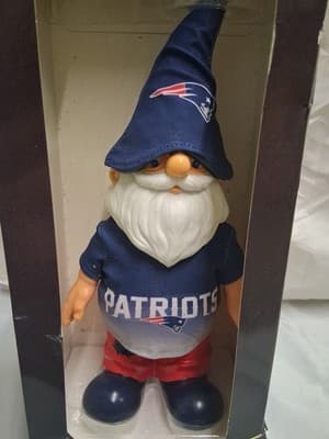 Forever Collectible New England Patriots Gnome 12" NFL Football - Thumbnail 2