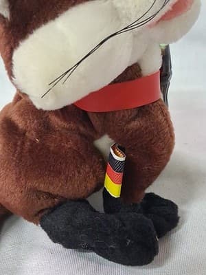 Coca-Cola International Bean Bag Plush - #230 Germany Fannie Fox 1999 - Thumbnail 5