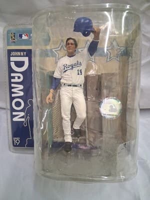 McFARLANE JOHNNY DAMON KANSAS CITY ROYALS SERIES 19 FIGURE MLB BASEBALL MIB - Thumbnail 2