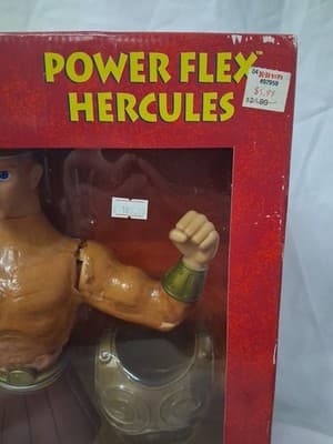 VINTAGE 1997 DISNEY'S HERCULES POWER FLEX GIANT FIGURE MATTEL NEW SEALED ! - Thumbnail 3