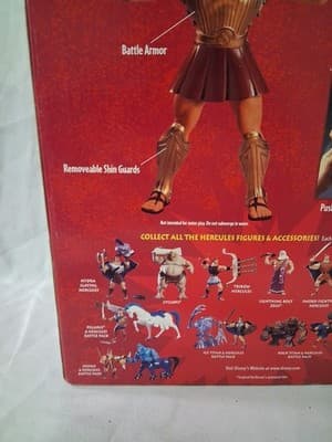 VINTAGE 1997 DISNEY'S HERCULES POWER FLEX GIANT FIGURE MATTEL NEW SEALED ! - Thumbnail 13